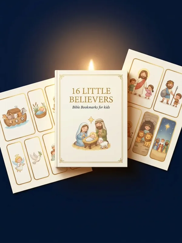 16 Little Believers — Bible bookmarks for kids
