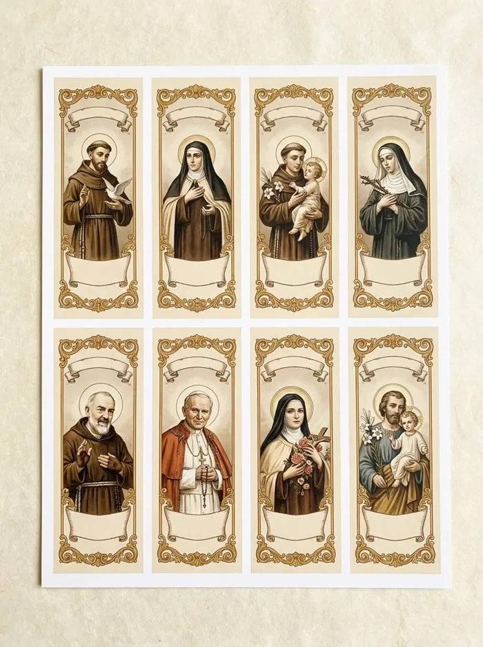 Saints bookmark designs